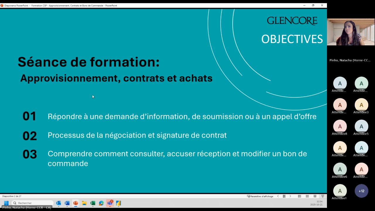 CSP - Approvisionnement, contrat et bon de commande
