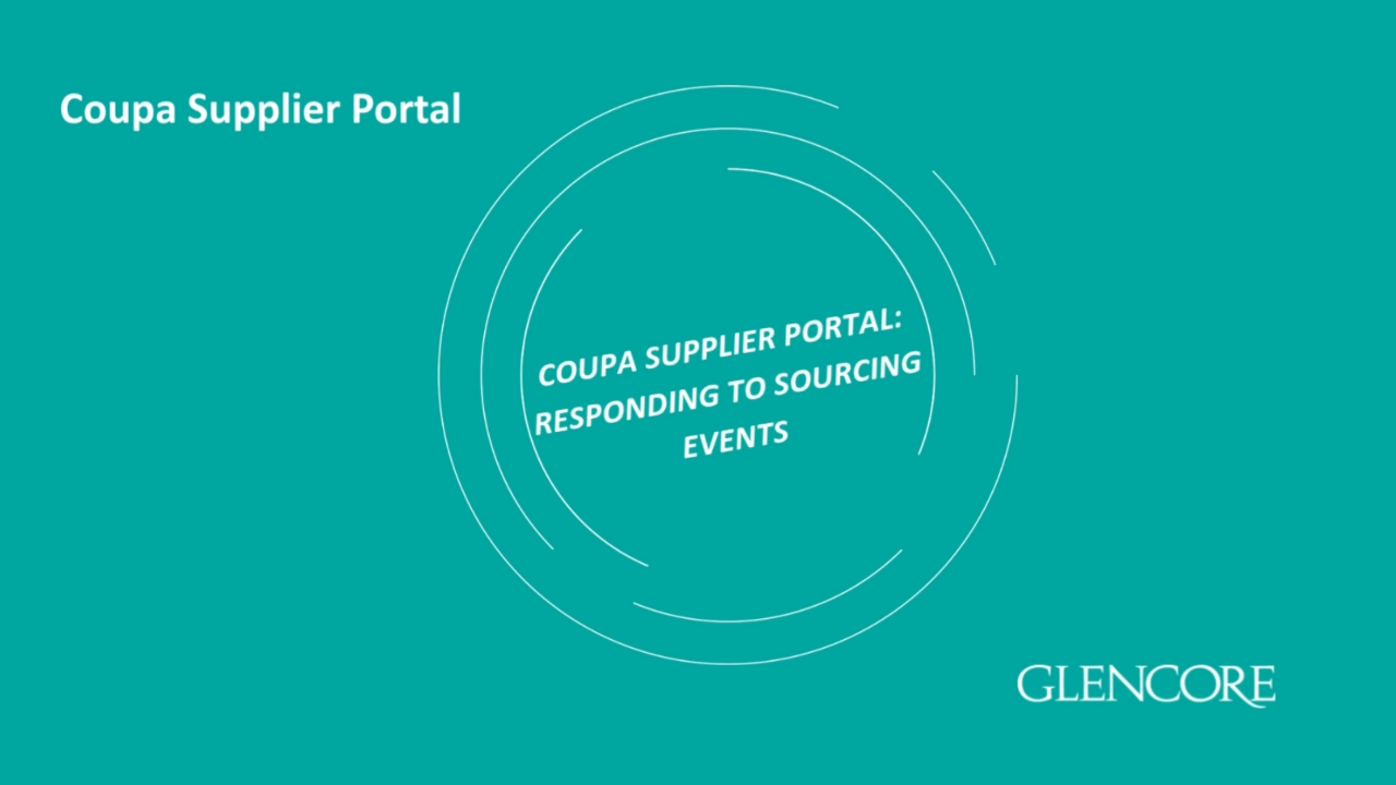 CSP - Responding to Sourcing Events