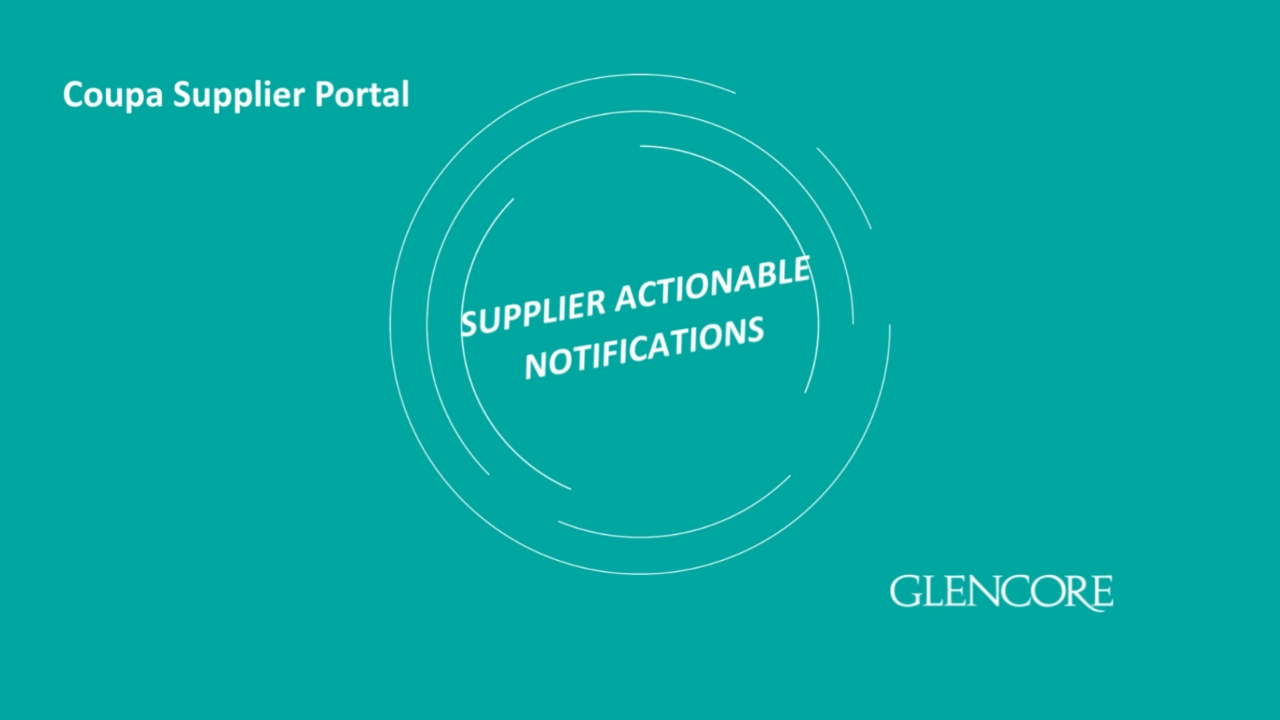 Submit Electronic Invoices via the Supplier Actionable Notification (SAN)