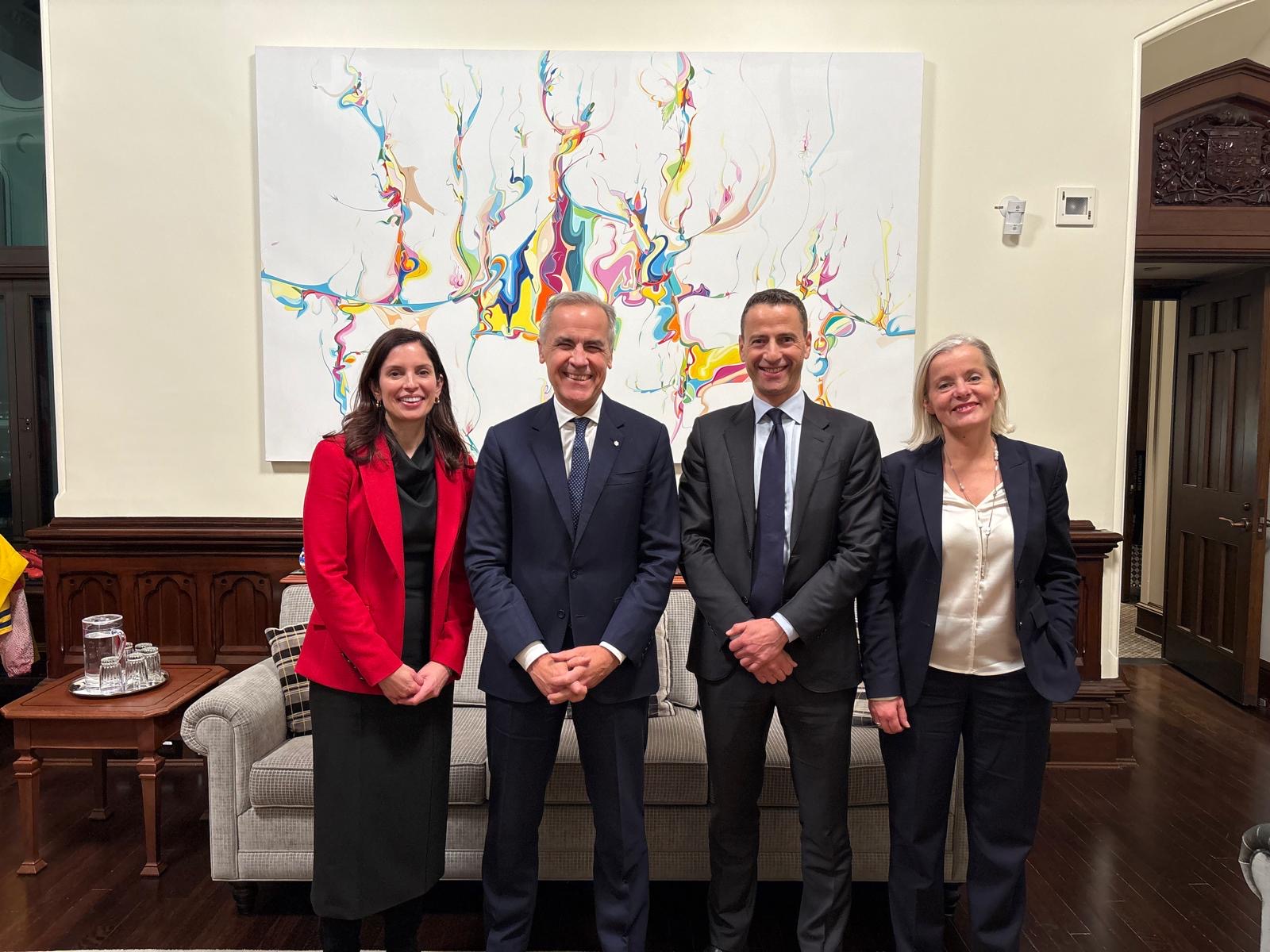 La direction de Glencore rencontre le Premier ministre canadien Mark Carney